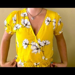 Yellow blouse